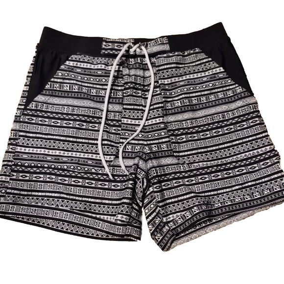 Taddlee Men's Swimwear Swimsuits Flower Print Surf Board
